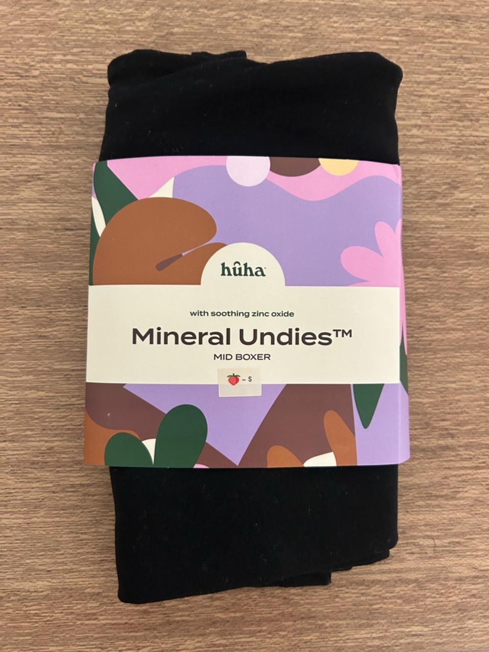 Huha Mineral Undies Mid Boxer - Black